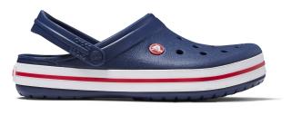 pantofle Crocs Crocband Clog K - Navy/Red AD Velikost boty (EU): 37, Vnitřní délka boty: 235, Vnitřní šířka boty: 95