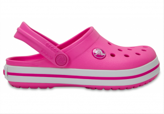 pantofle Crocs Crocband Clog K - Party Pink Velikost boty (EU): 24, Vnitřní délka boty: 145, Vnitřní šířka boty: 66