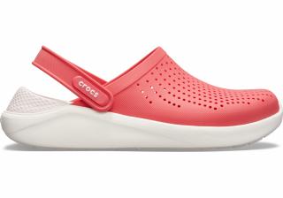 pantofle Crocs Literide Clog Poppy/White Velikost boty (EU): 34, Vnitřní délka boty: 205, Vnitřní šířka boty: 84