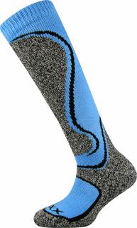 podkolenky Voxx merino Carving středně modrá Velikost ponožek: 35-38 EU