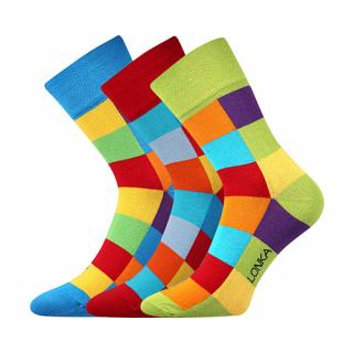 Ponožky Lonka Decube mix A, 3 páry Velikost ponožek: 43-46 EU