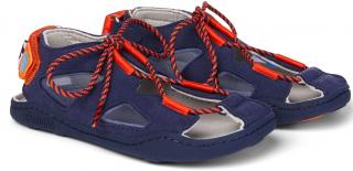 sandály Affenzahn Sandal Vegan Free - Elephant Blue/Orange Velikost boty (EU): 24, Vnitřní délka boty: 157, Vnitřní šířka boty: 63