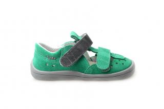 sandály Beda Sam zelené s šedou (BF0001/SD/W) Velikost boty (EU): 22, Vnitřní délka boty: 135, Vnitřní šířka boty: 64