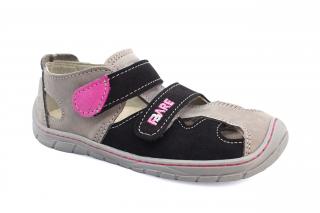 sandály Fare 5261252 černo-růžové (bare) Velikost boty (EU): 28