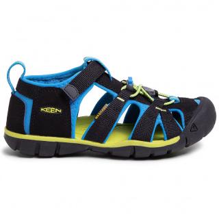 sandály Keen Seacamp II Black/brilliant blue K (CNX) Velikost boty (EU): 28, Vnitřní délka boty: 170, Vnitřní šířka boty: 70