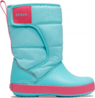 sněhule Crocs Lodgepoint Snow boot - Ice blue/pool Velikost boty (EU): 25, Vnitřní délka boty: 155, Vnitřní šířka boty: 67