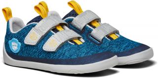 tenisky Affenzahn Lowcut Knit Penguin Blue/yellow Velikost boty (EU): 22, Vnitřní délka boty: 140, Vnitřní šířka boty: 59