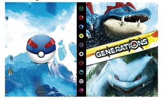 Album na sběratelské kartičky POKÉMON / 12 Generations