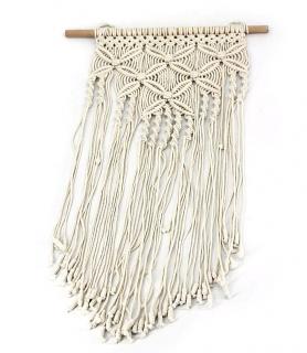 Macramé závěs / BOHO dekorace na zeď 002