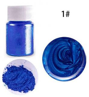 MICA minerální prášková barva 10g / JEDNOTLIVĚ Barva: Modrá TM.