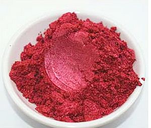 MICA přírodní práškové barvy 25g / JEDNOTLIVĚ Barva: Červená