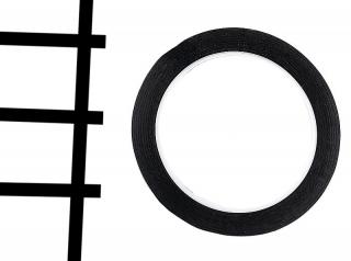 Samolepicí linky na whiteboardy / š. 5 mm Barva: Černá