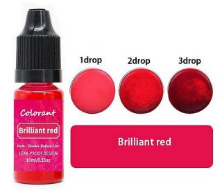 Tekutá barva na tvoření Colorart 10ml / 1 ks Barva: Červená