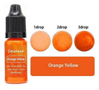 Tekutá barva na tvoření Colorart 10ml / 1 ks Barva: Oranžová
