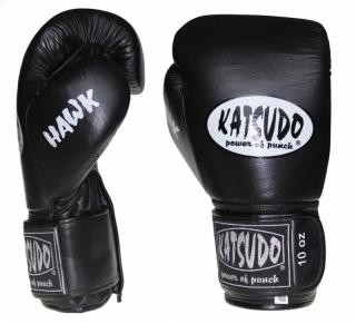 Box rukavice Katsudo HAWK Black Váha - unce: 10 oz