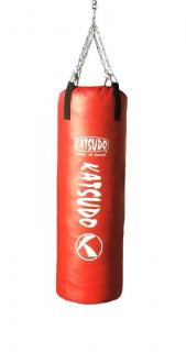 Boxovací pytel Katsudo červený + řetěz Rozměry: 100 cm Ø 35 cm
