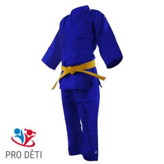 Kimono judo Adidas CLUB (350g) - modré Na výšku: 120 cm