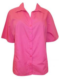 Dámská růžová košile halenka A1871 Velikost: 48