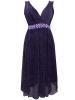 Plesové společenské fialové šaty Velikost: 36