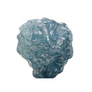 Ebenový prsten s kamenem na přání Kámen: diamant surový modrý, Velikost: L (55-56)