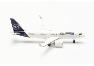 Airbus A320neo Lufthansa Lovehansa 1:500