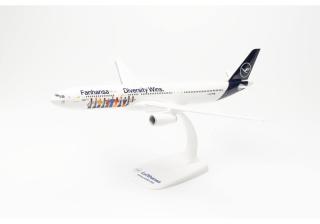 Airbus A330-300 Lufthansa "Fanhansa - Diversity Wins" 1:200