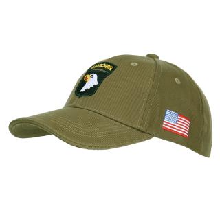 Čepice 101st Airborne zelená