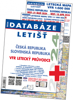 Databáze letišť 2024 ČR+SR
