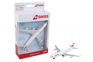 Hračka letadla Airbus A340 Swiss