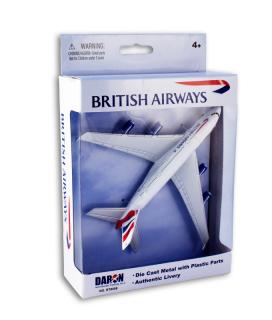 Hračka letadla Airbus A380 British Airways