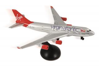 Hračka letadla Boeing 747 Virgin Atlantic