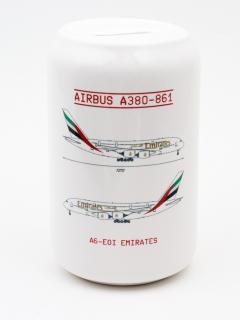 Kasička Airbus A380 Emirates