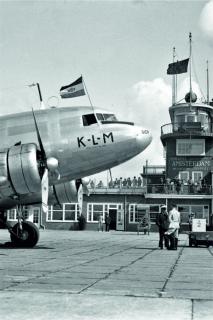 Plechová cedule KLM Douglas DC-3