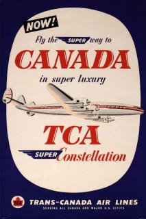 Plechová cedule Trans-Canada Air Lines