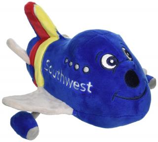Plyšové letadlo Southwest Airlines