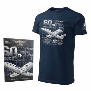 Tričko s letadlem L-29 Delfín Velikost: XL