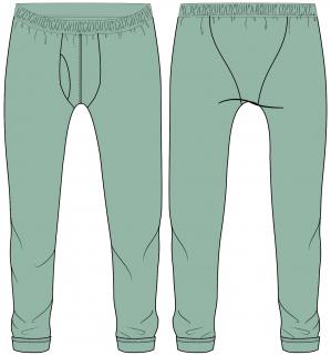 Funkční kalhoty | STŘIH | Pánské prádlo Forma tisku: PDF střih A4 (díly vedle sebe, k vytištění doma)