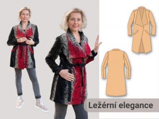Markéta (cardigan) Výšková skupina: 160 cm, Forma: Střih v digitální podobě (PDF) na A4 (k vytištění doma)