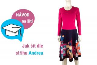 Šaty Andrea - NÁVOD na šití
