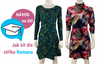 Šaty Romana - NÁVOD na šití