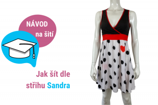 Šaty Sandra - NÁVOD na šití