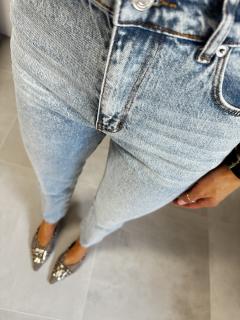 BOOT CUT DŽÍNY light blue Velikost: XS - 34
