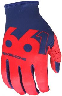 SixSixOne Comp Slice Glove Barva: Červená, Velikost: M