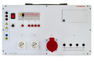 Výukový panel Uno Volta UV-108  měření a testování vlastností elektrických instalací