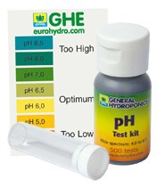 General Hydroponics GHE pH test kit 30ml