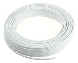 Kabel 3*1,5mm,bílý 1m