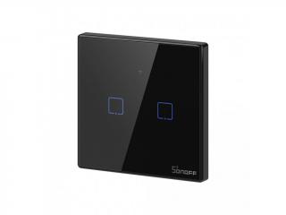 Sonoff TX3  designový wifi vypínač počet kanálů: Dvoukanálový
