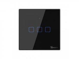 Sonoff TX3  designový wifi vypínač počet kanálů: Tříkanálový