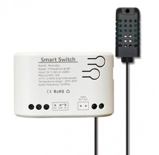 Tuya 1ch TH wifi termostat S čidlem: SI7021