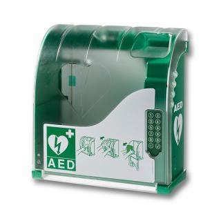 AED skříňka s alarmem, kódovým zámkem a vyhříváním AIVIA 210 OUTDOOR